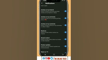 How To Change Notification Settings On YouTube Mobile.A to Z Youtube Settings#reelviral
