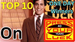 Press Your Luck Top 10 Biggest Cash Wins In A Single Game19831986