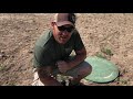 Septic tank lid removal and how to clean the septic filter