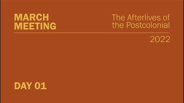 Keynote: Imperatives to Reimagine the Postcolonial