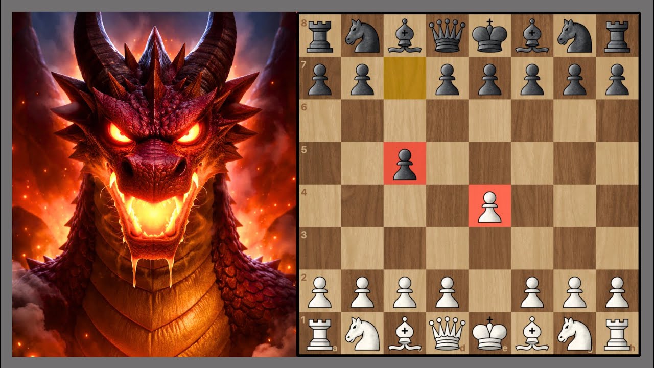 El ATAQUE DRAGÓN es una AUTÉNTICA LOCURA🔥♟️