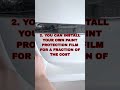 3 Things You Need To Know About Paint Protection Film PPF!
