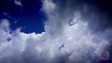 The clouds rolling through the sky like ocean waves in timelapes