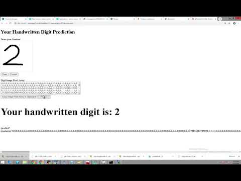 Handwritten digit prediction demo with AI/ML - YouTube