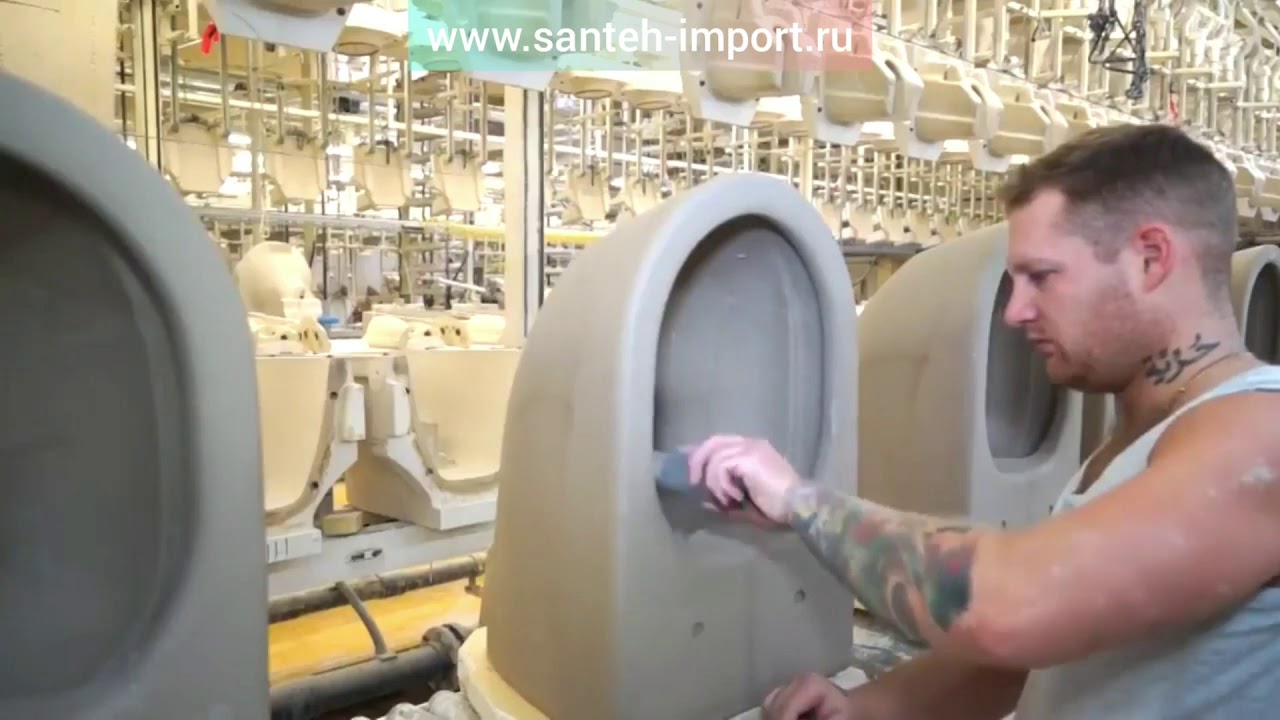 Производство сантехники LAUFEN - YouTube