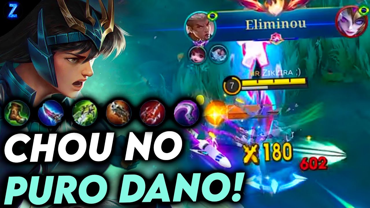 O SHIRYU DE DRAGÃO! - CHOU GAMEPLAY | Mobile Legends