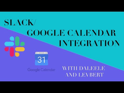 Vidéo: Comment ajouter Google Agenda à Slack ?