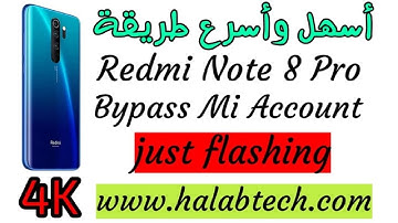 Redmi Note 8 Pro Bypass Mi Account Without Vpn Just Flashing