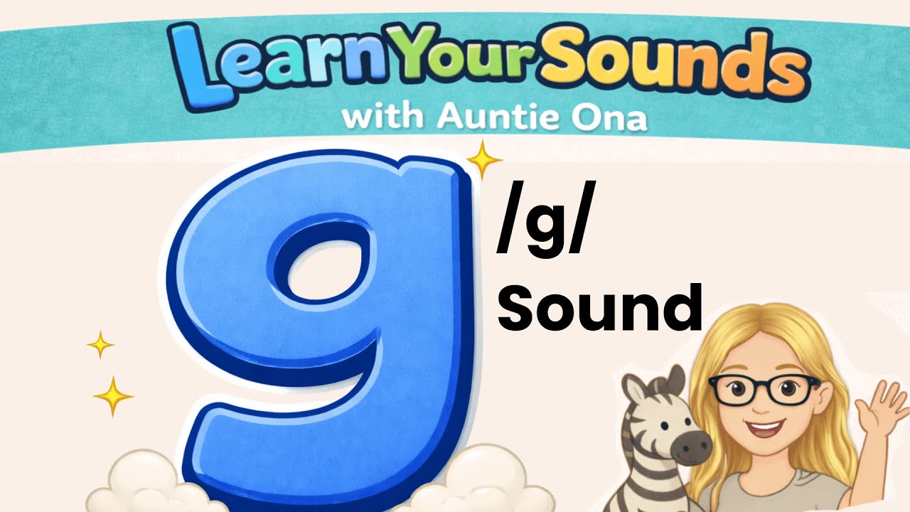 ‘g’ Sound | Phonics for Kids | Blending & Real-Life Examples