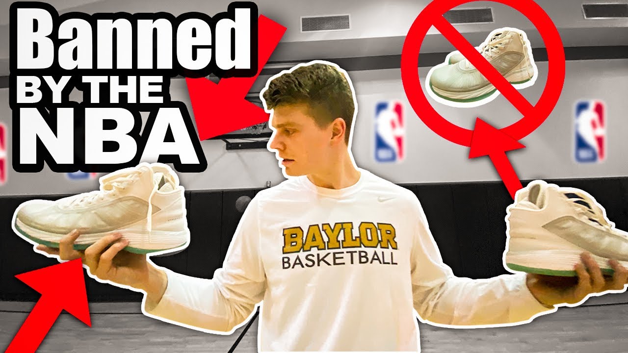 Shoes BANNED by NBA (Do They Actually Make You Jump Higher?) - YouTube