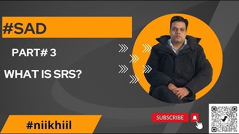 SAD-3 in hindi | System Analysis Design course A Level in Hindi lecture What is SRS?  ⁨@batunni⁩