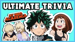 My Hero Academia Trivia and Quizzes - TriviaCreator