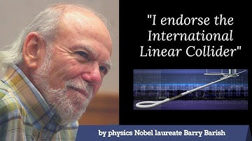 I want the ILC! by Barry Barish #mylinearcollider