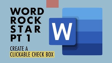QUICK way to Add (Clickable) Checkboxes in Microsoft Word | Create Checklist in Word