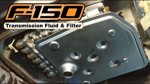 2015-2017 F150: Transmission Fluid and Filter (6R80)