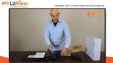 Unboxing The LV-KDV0404B6S LaView USA 4CH DVR Complete Surveillance DVR System DIY Package
