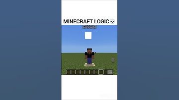 Minecraft Logic 💀 #minecraft #viralshort #gaming