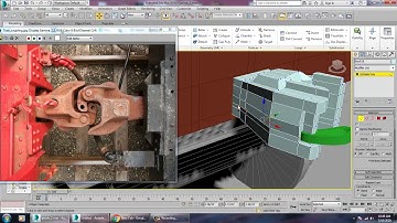 Tutorial on Modeling and Texturing a Goods Carrier Bogie in 3dsmax.( Part 7)