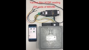 Yanhua ACDP reading MSV80 ISN code via OBD