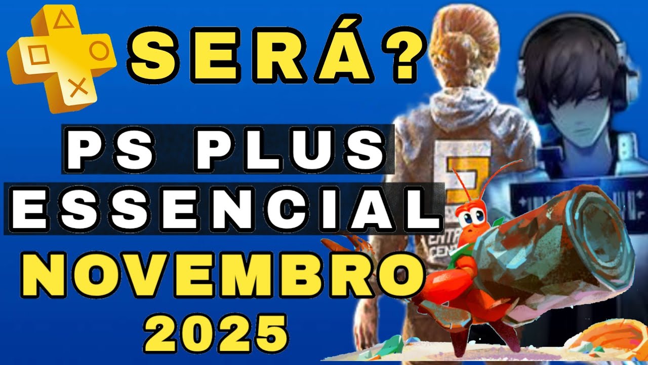 PS PLUS NOVEMBRO 2025: VAZARAM OS PRÓXIMOS JOGOS? CONFIRA OS RUMORES!