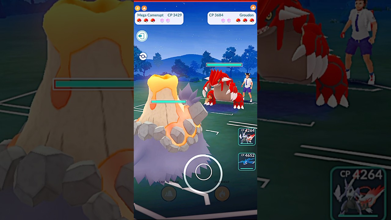 ✨️PVP-битва Мега Камерупт против Гроудона в 