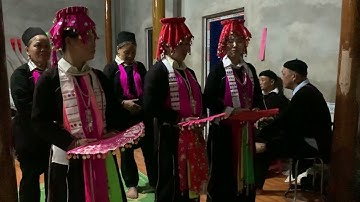 Hát đối đáp trong đám cưới dân tộc dao tuyển tại bản nằm ngoạ Tân tiến bảo yên Lào cai