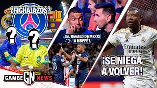 PSG ARRUINARÍA a MADRID y BARÇA con 2 FICHAJAZOS?|REGALO de MESSI a Mbappé?|Alaba SE NIEGA a volver?