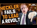 Heckler Tries to Lead a Revolt - Steve Hofstetter