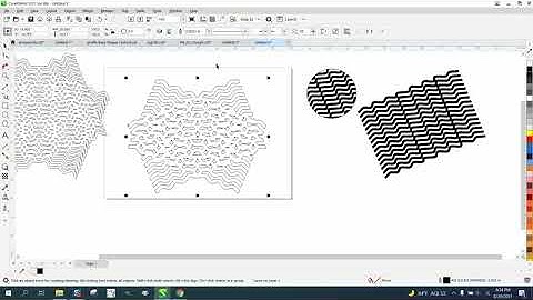 Corel Draw Tips & Tricks Wave Line Art Part 3