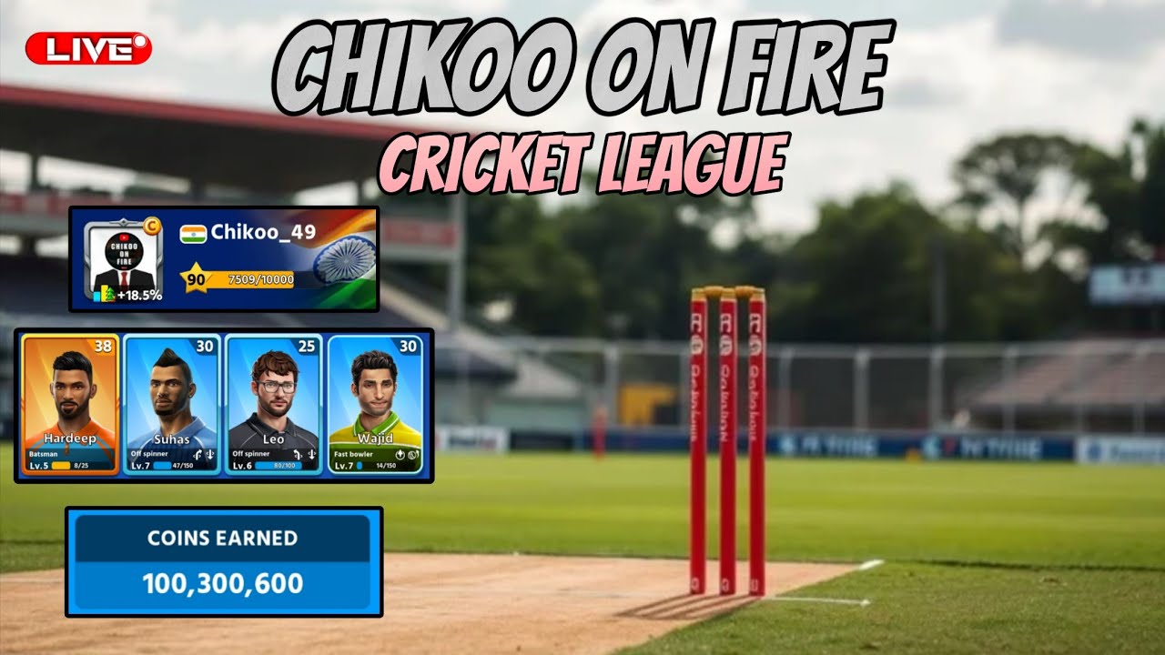 Road to 4.5k Subscribes Family in Cricket League #shorts #cricketleague #chikooonfire #live