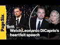 Leonardo DiCaprio pays loving homage to his mother at National Board of Review gala