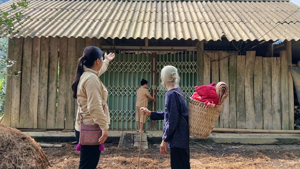 Мать-одиночка помогает бездомной пожилой женщине переехать на новое место и обосноваться в новой