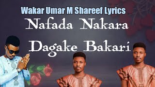 Wakar Umar M Shareef (NAFADA)LYRICS