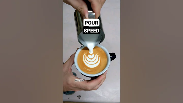 ARE YOU POURING TOO FAST? #latteart #coffee #crema #homebarista