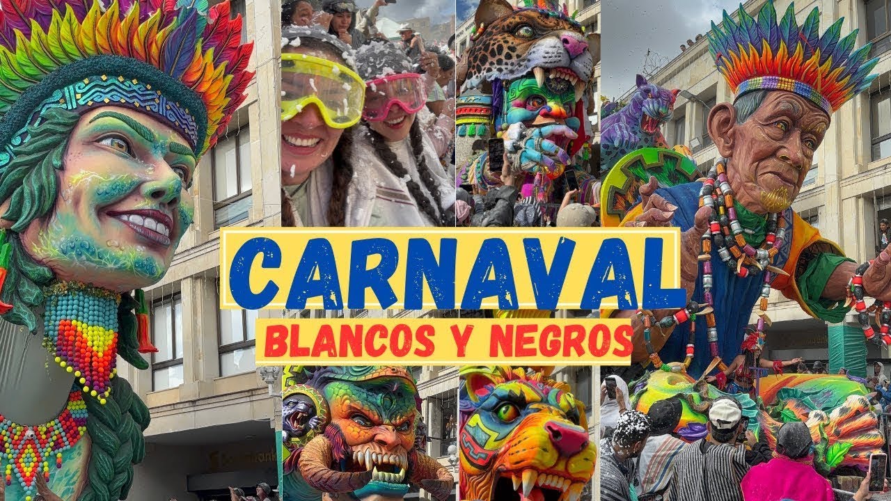CARNAVAL BLANCOS Y NEGROS Pasto Nariño Colombia 2025
