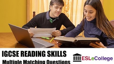 IGCSE ESL Exercise 2 (Top Tips)