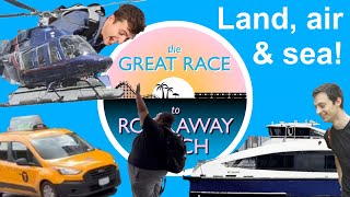 Great Race to Rockaway Beach: By Land, Air, and Sea (Episode 1)