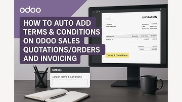 How to Auto Add Terms & Conditions on Odoo Sales Quotations/Orders and Invoicing #odoo
