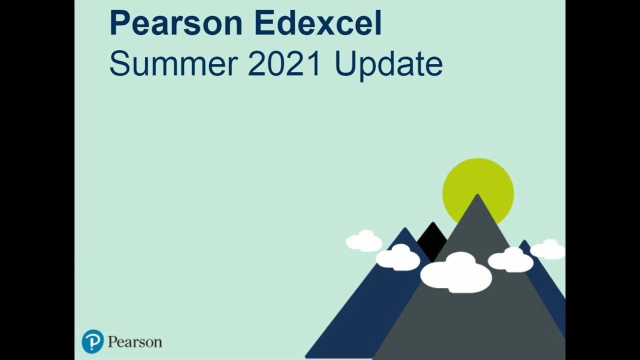 Pearson Edexcel Gcse And A Level Mathematics Summer 21 Update Youtube