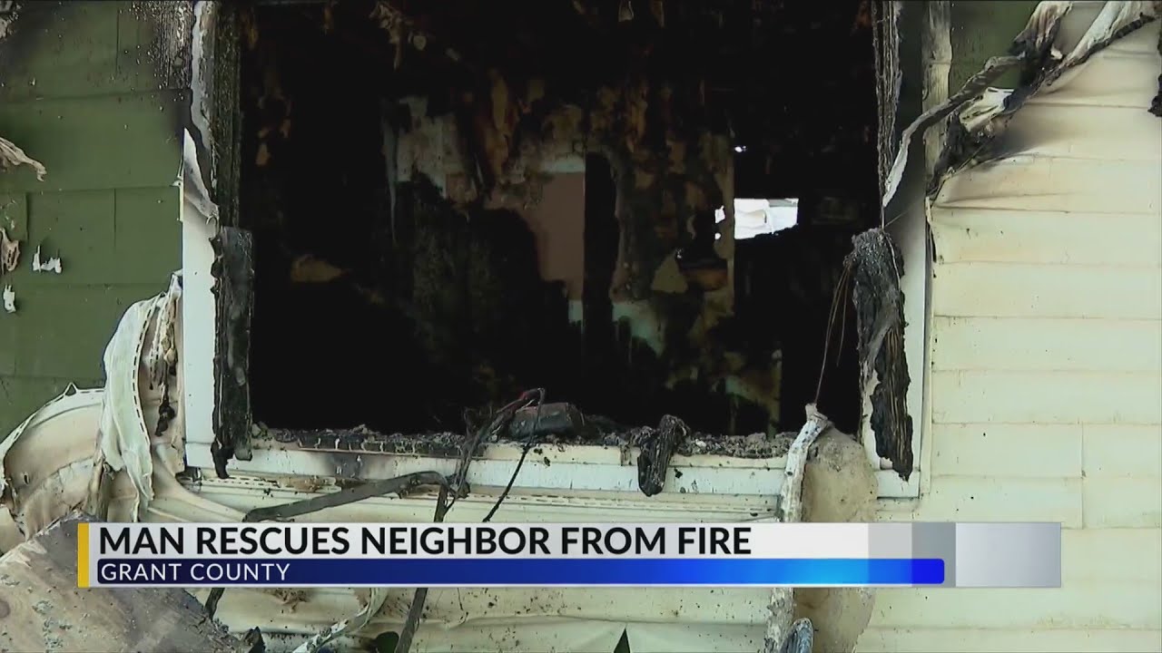 Neighbors recovering after Marion house fire - YouTube