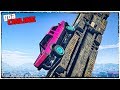 ПО КРЫШАМ НЕБОСКРЕБОВ НА ВНЕДОРОЖНИКЕ! СКИЛЛ ТЕСТ В ГТА 5 (gta 5 online, skill test, прохождение)