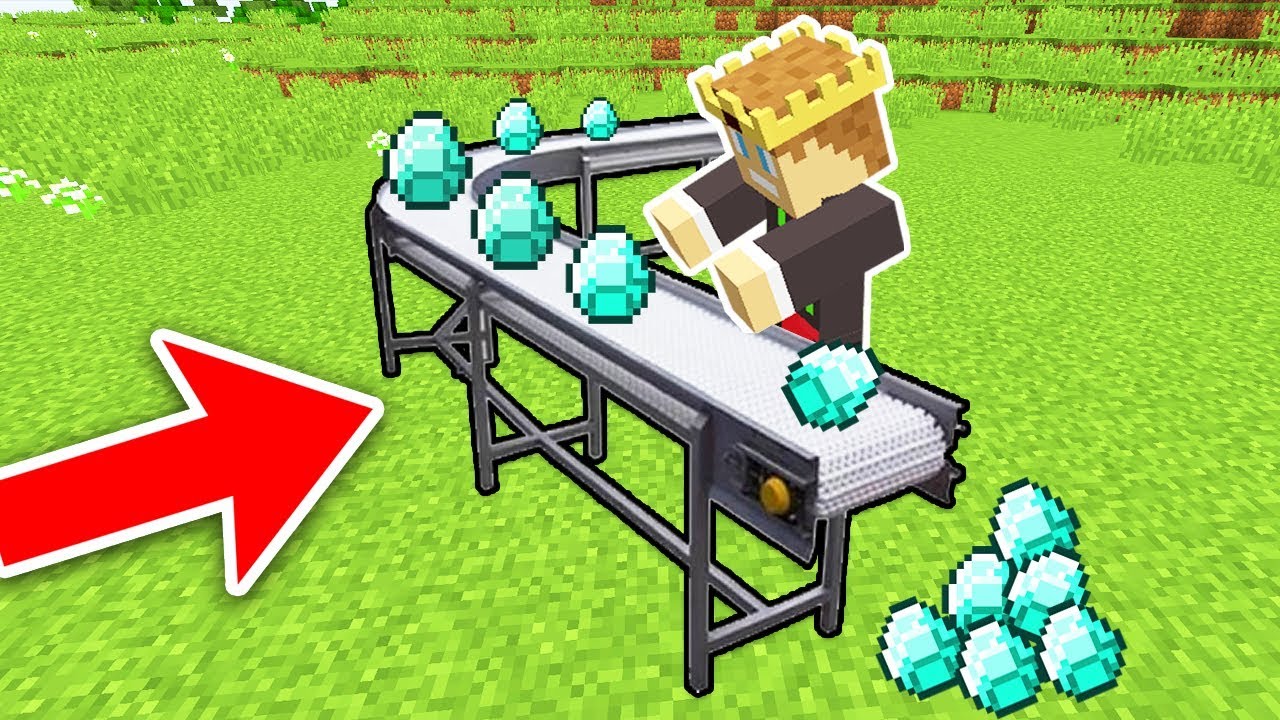 COMO FAZER UMA FÁBRICA DE DIAMANTES no MINECRAFT !! - YouTube