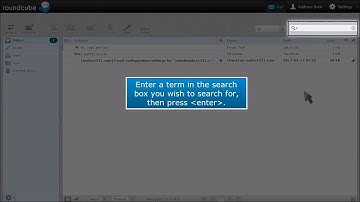 How To Search for Messages in Roundcube | ACTWD Knowledge Base