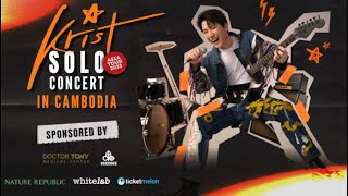 Krist Solo Concert Asia Tour 2023 in Cambodia