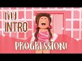 my GFX intro progression! || mxddsie ♡