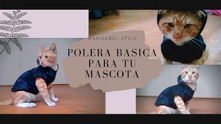 COMO HACER ROPA PARA TU GATO O PERRITO  / APRENDE  A REALIZAR EL MOLDE Y CONFECCIONARLO