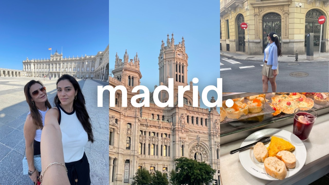 GIRLS TRIP TO MADRID | food spots, shopping & exploring the city