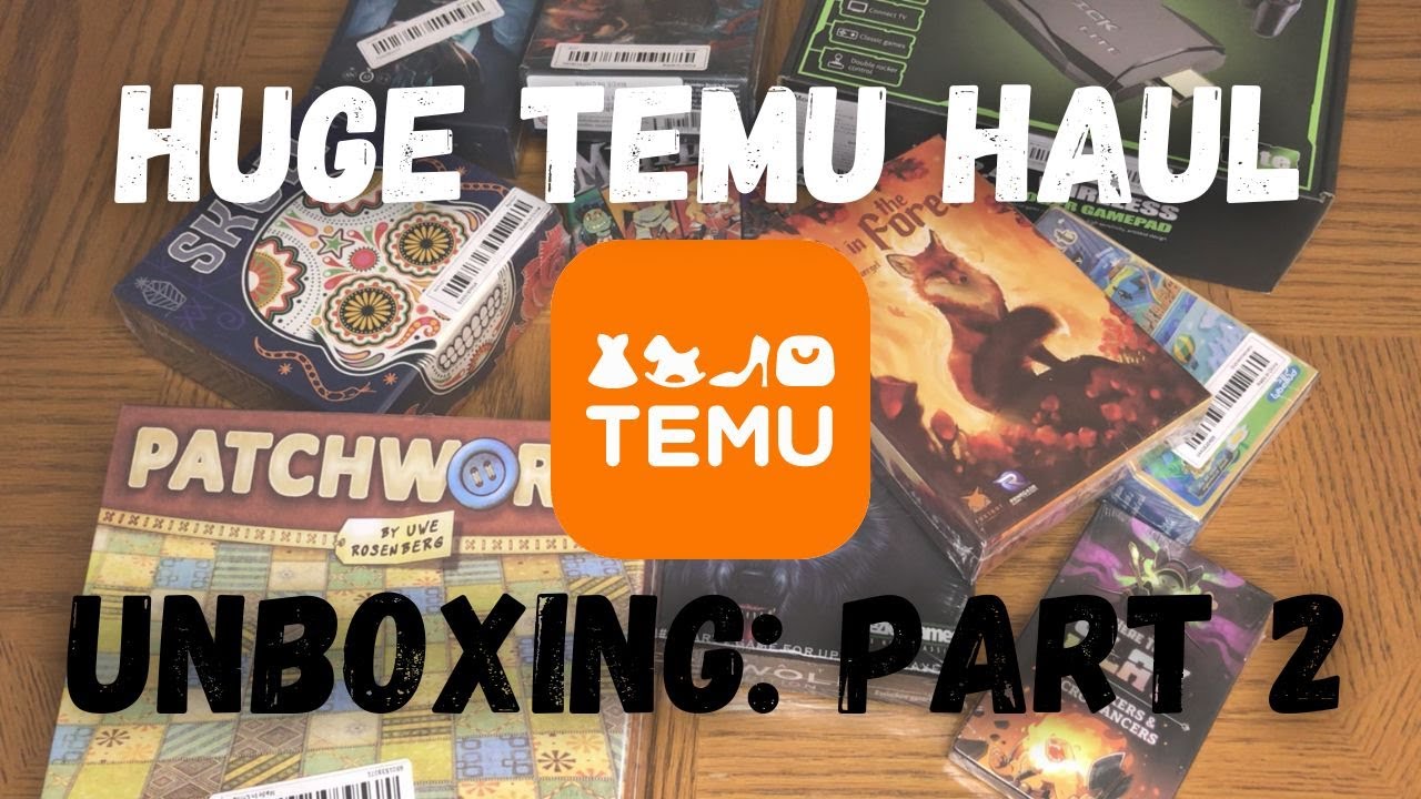 Temu Haul - Unboxing: Part 2 (Splendor, Skull King, The Fox in the ...