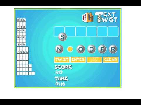 Young Metro Bad Gamer - Text Twist.  Im Crap. Fail.