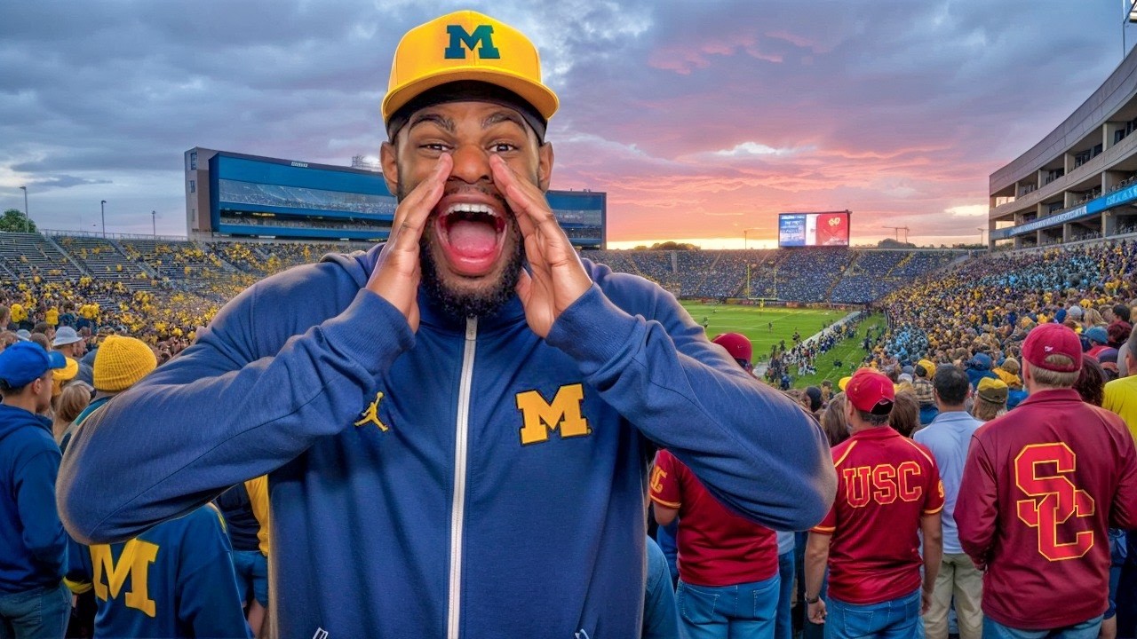 We Tried TO TAKE OVER Their Stadium... and Still Lost (Michigan vs USC)